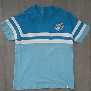 Blue Short Sleeve Tee with Logo